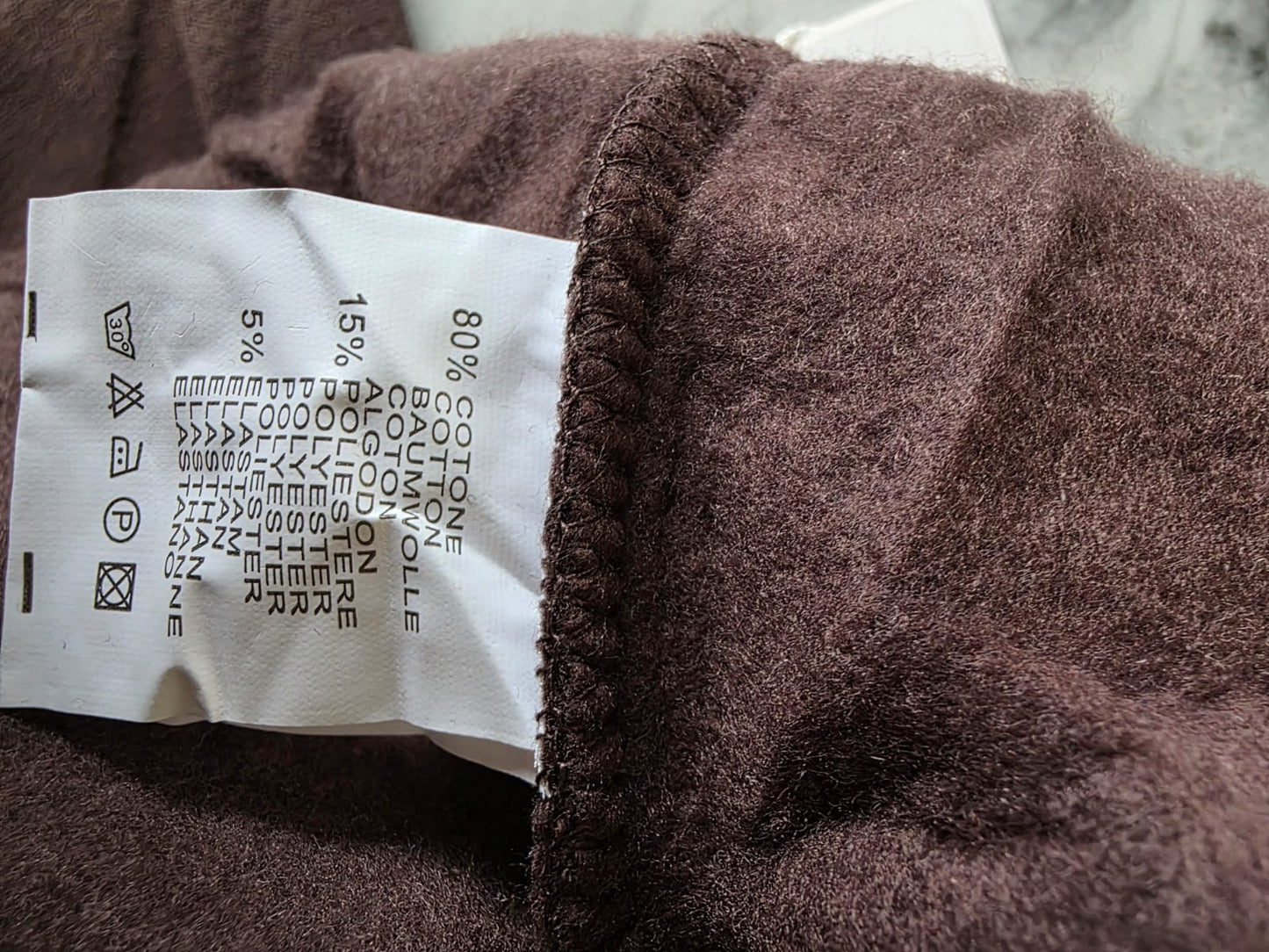 Pantalon Jogging Large en Coton Marron - Style Y2K Casual