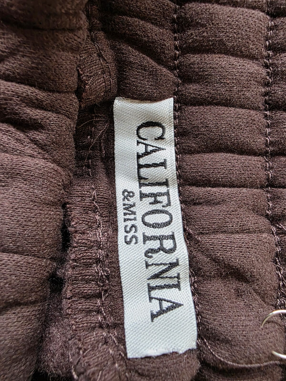 Pantalon Jogging Large en Coton Marron - Style Y2K Casual